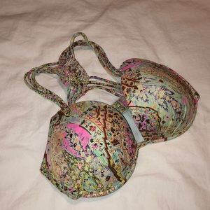 Victorias Secret Paisley Print Swim Top